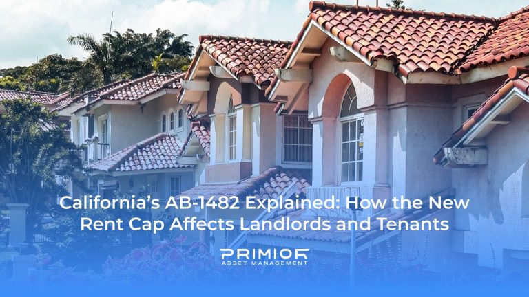 Rent Cap AB-1482 explained california rent control primior