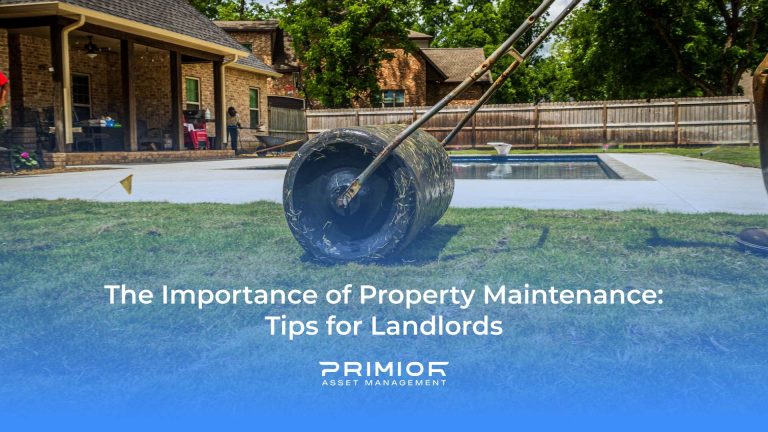 the importance of property maintenance for landlords and real estate investors